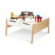 Wooden Art & Activity Table with Bins L2