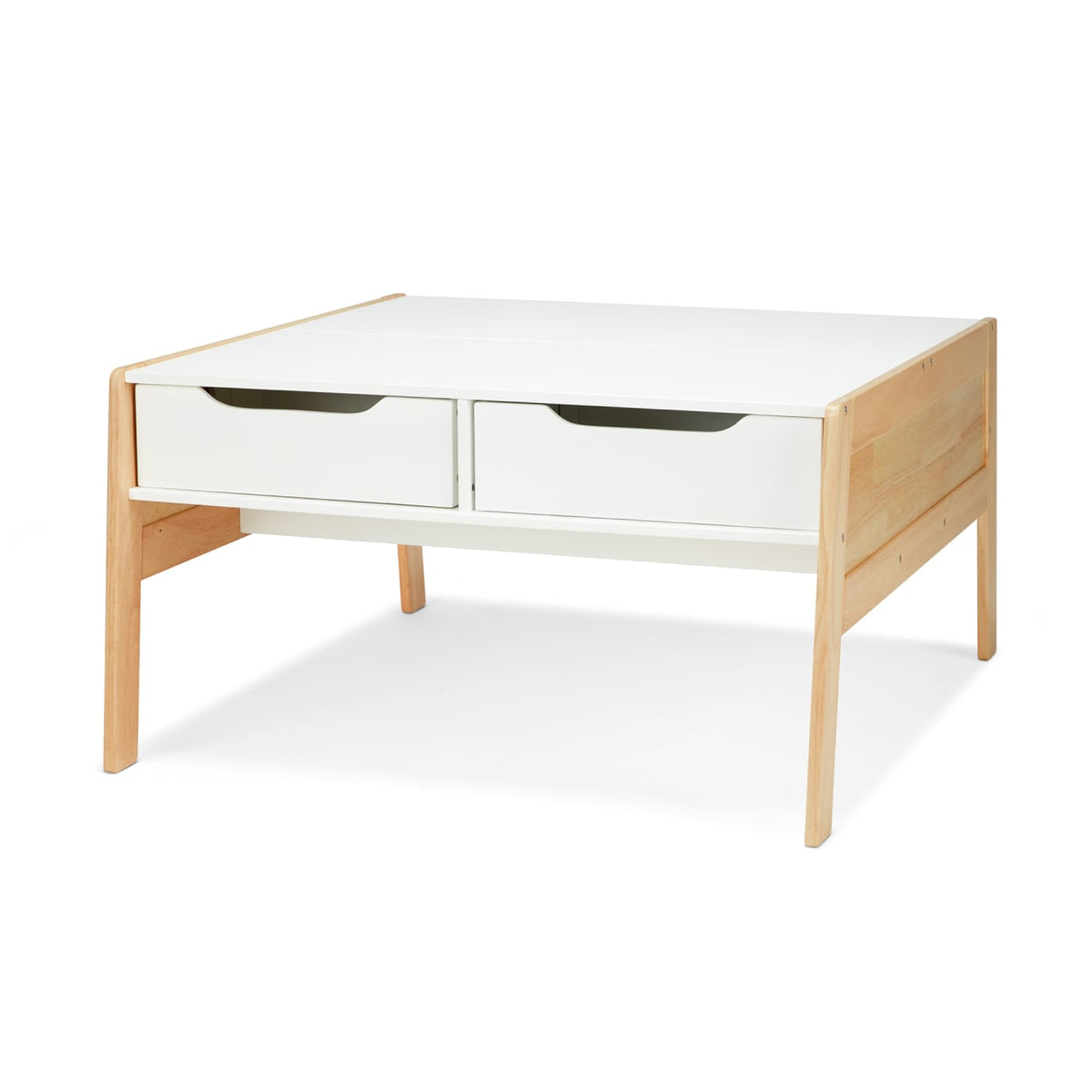 Wooden Art & Activity Table with Bins P2