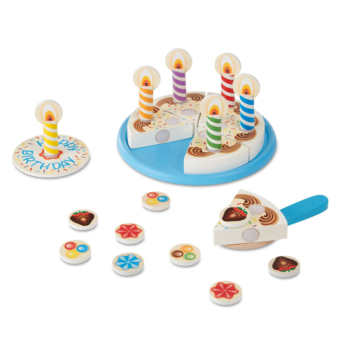 Wooden Birthday Cake Play Set D9