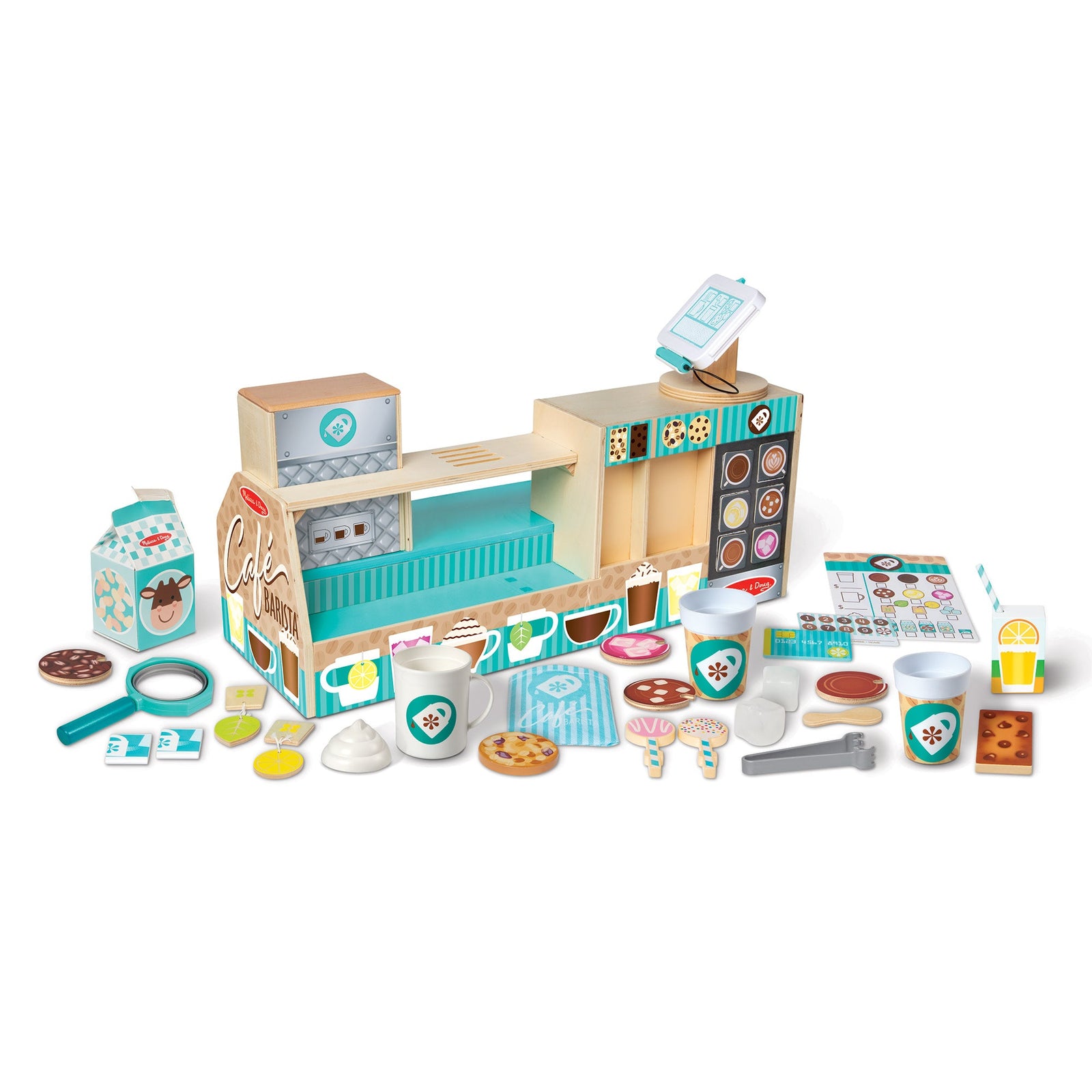 Wooden Cafe Barista Coffee Shop A6