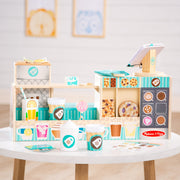 Wooden Cafe Barista Coffee Shop A6