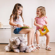 Wooden Chair Pair  - White X0