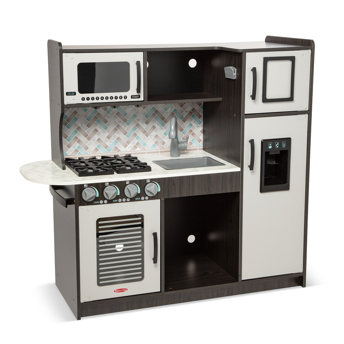 Wooden Chef's Kitchen - Charcoal D9