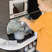 Wooden Chef's Kitchen - Charcoal J9