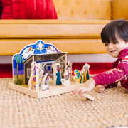 Wooden Christmas Nativity Set V2