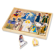 Wooden Christmas Nativity Set V2