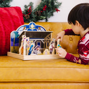 Wooden Christmas Nativity Set V2