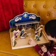 Wooden Christmas Nativity Set V2