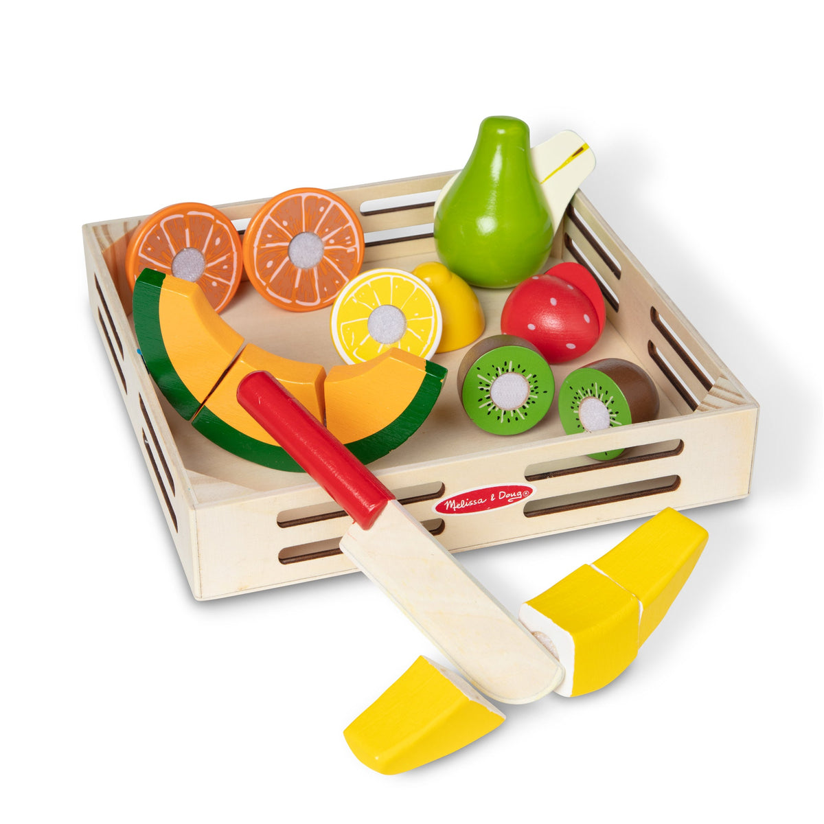 Wooden Cutting Fruit Play Food Y1