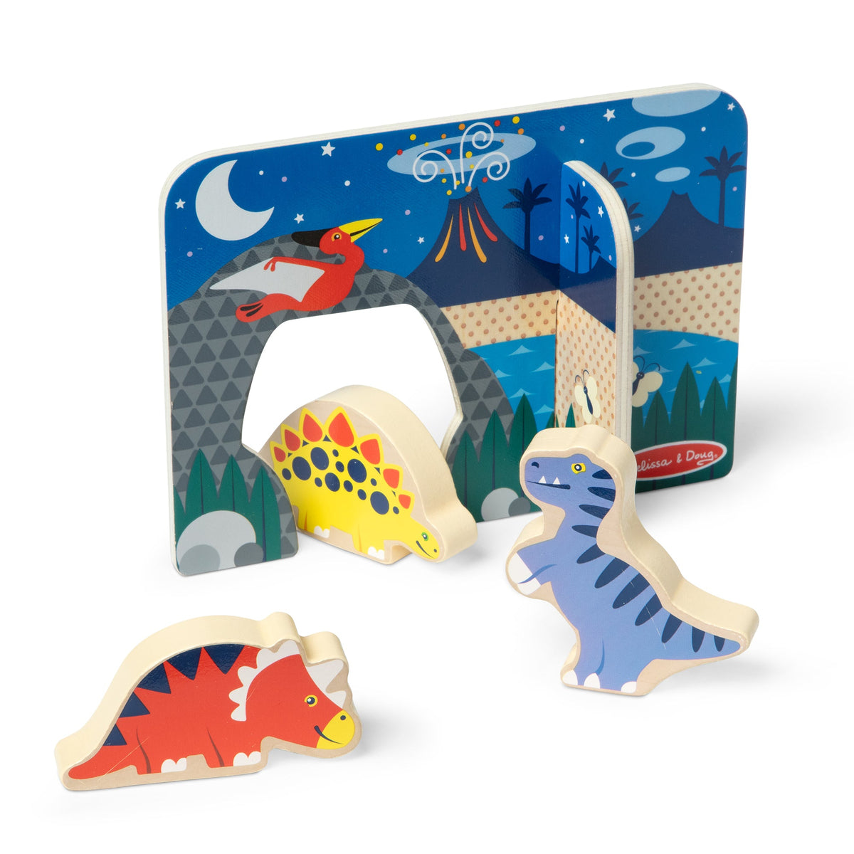 Wooden Dinosaurs Play Set V2