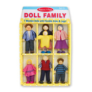 Wooden Doll Family B4