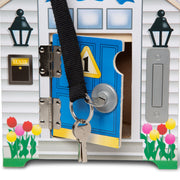 Wooden Doorbell House A9
