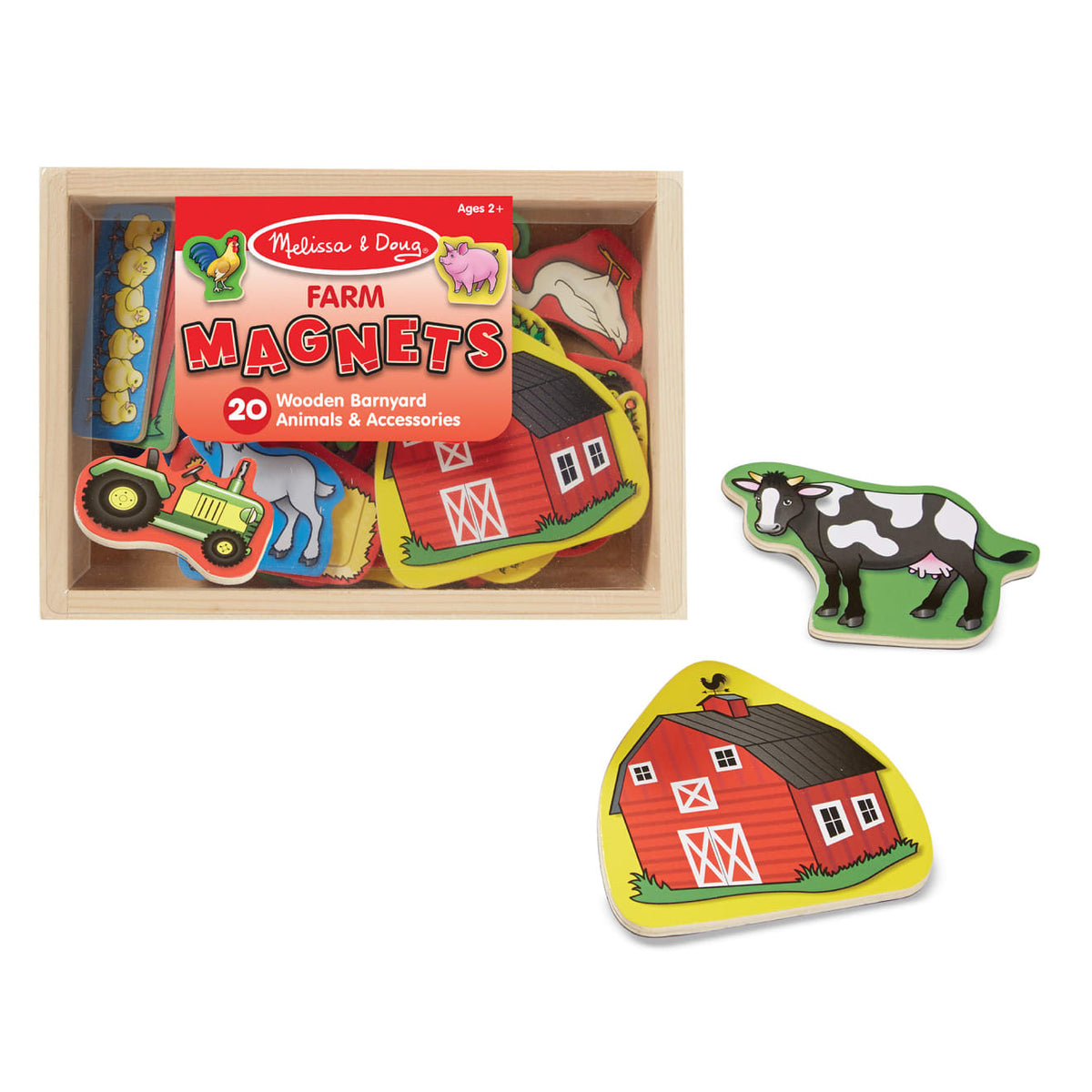 Wooden Farm Magnets K4