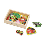 Wooden Farm Magnets M2