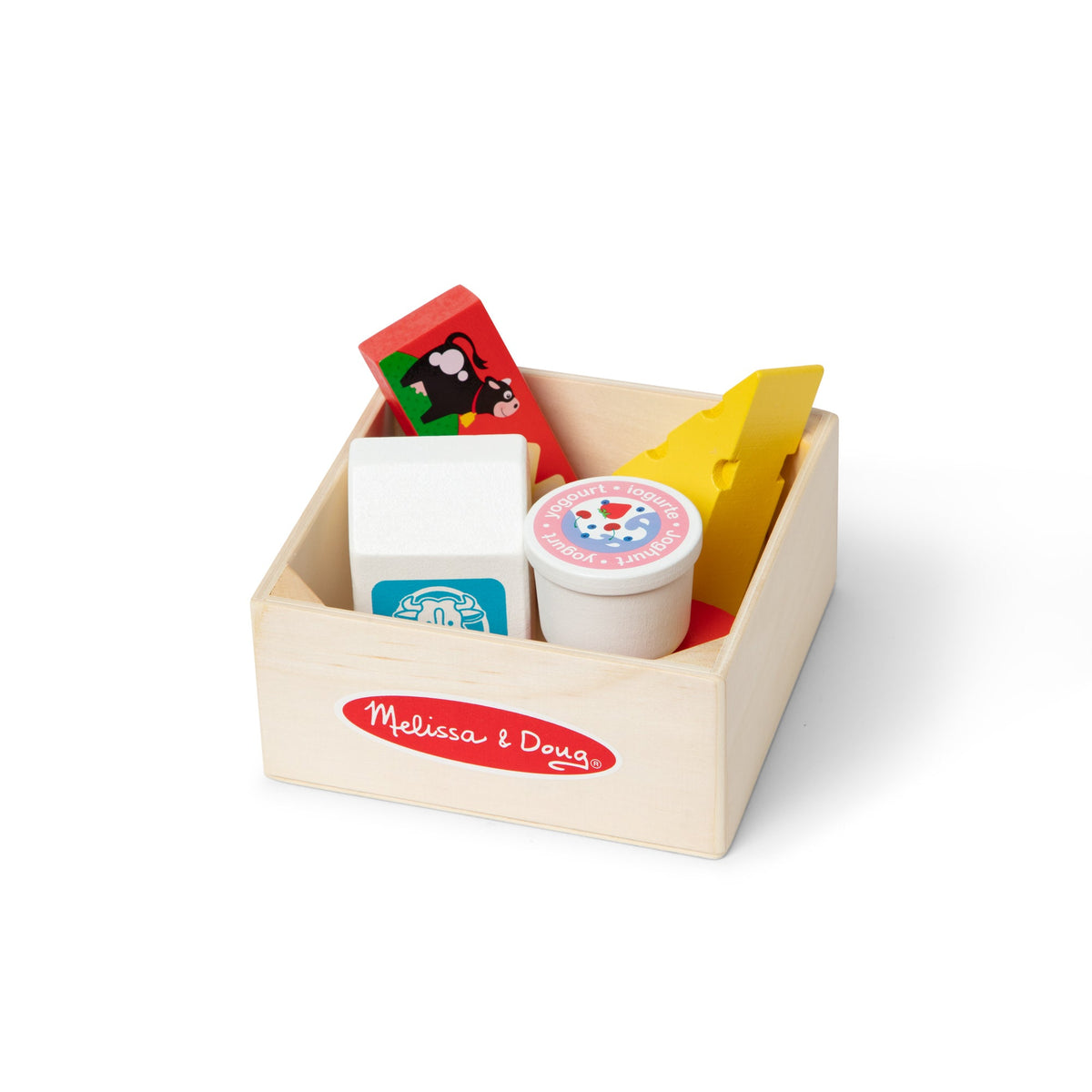 Wooden Food Groups Play Set – Dairy I1