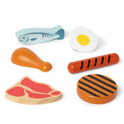 Wooden Food Groups Play Set – Protein J0