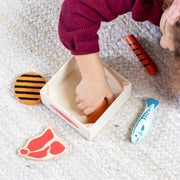 Wooden Food Groups Play Set – Protein J0