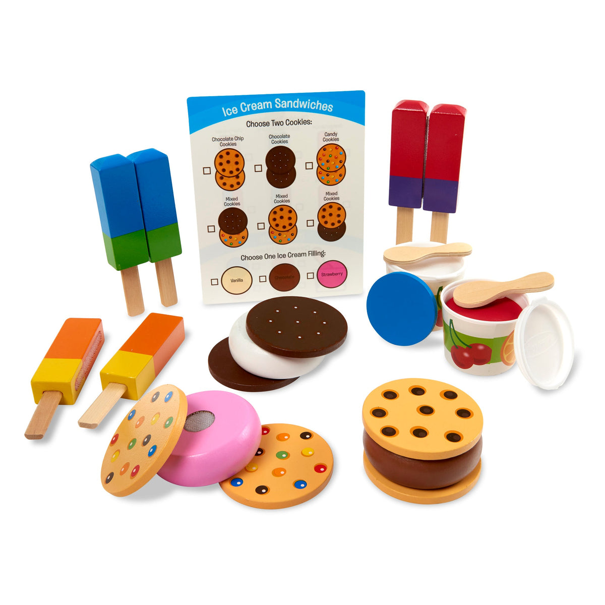 Wooden Frozen Treats Play Set T6