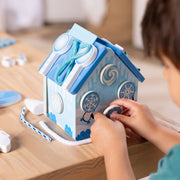 Wooden Gingerbread House Play Set – Winter Frost C8
