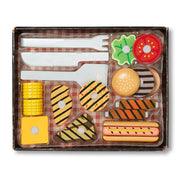 Wooden Grill & Serve BBQ Set C4