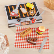 Wooden Grill & Serve BBQ Set C4