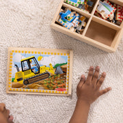 Wooden Jigsaw Puzzles in a Box - Construction G9