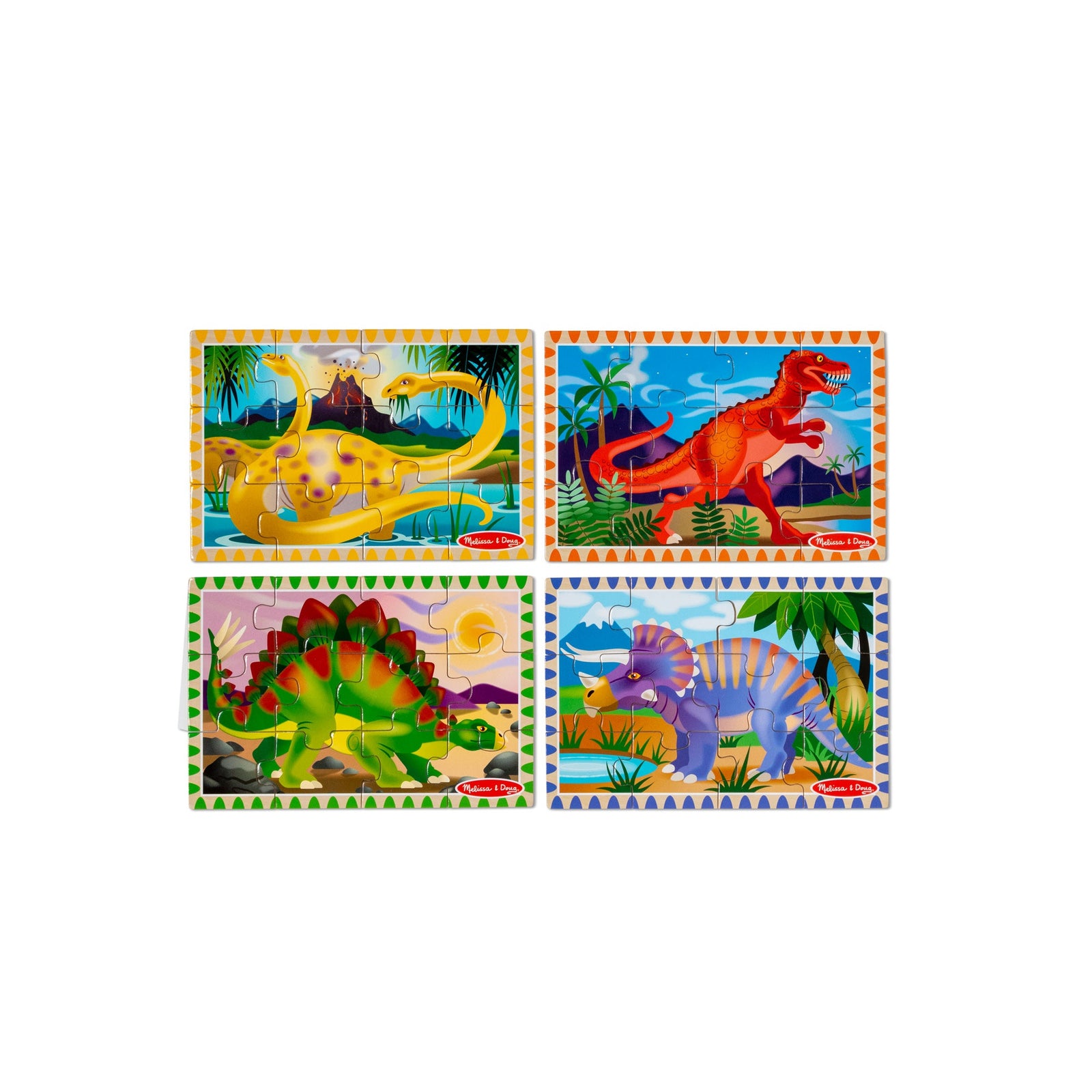 Wooden Jigsaw Puzzles in a Box - Dinosaurs C9