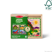Wooden Jigsaw Puzzles in a Box - Dinosaurs C9