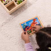 Wooden Jigsaw Puzzles in a Box - Dinosaurs C9