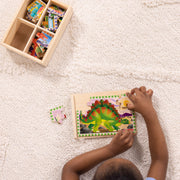 Wooden Jigsaw Puzzles in a Box - Dinosaurs C9