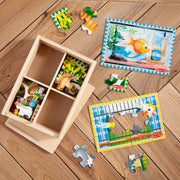 Wooden Jigsaw Puzzles in a Box - Pets H3