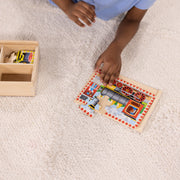 Wooden Jigsaw Puzzles in a Box - Vehicles L8