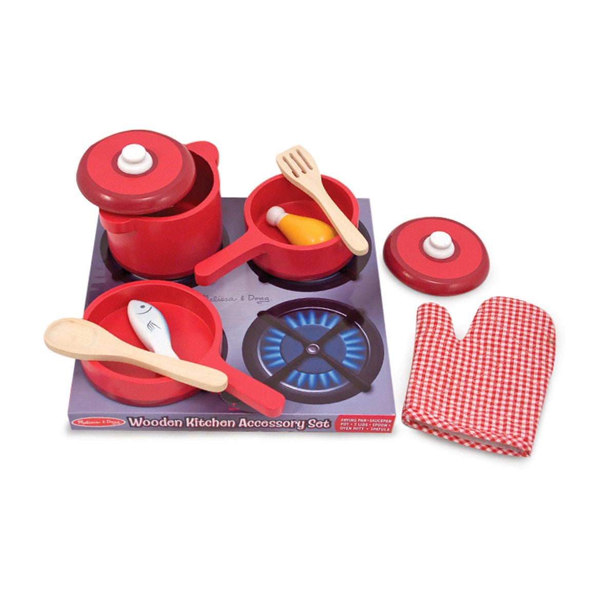 Wooden Kitchen Accessory Play Set J5