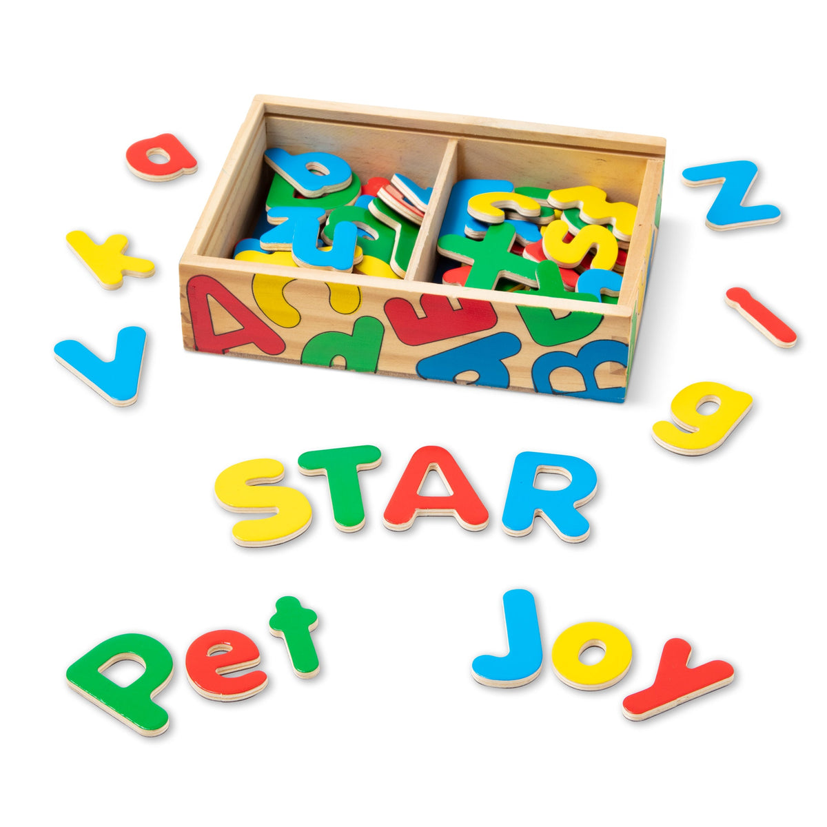 Wooden Letter Alphabet Magnets D9