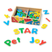 Wooden Letter Alphabet Magnets V9