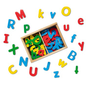 Wooden Letter Alphabet Magnets V9