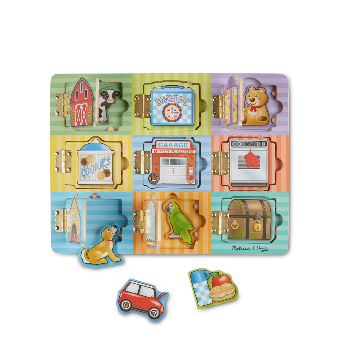 Wooden Magnetic Hide & Seek Board K3