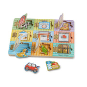 Wooden Magnetic Hide & Seek Board M2