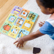 Wooden Magnetic Hide & Seek Board M2