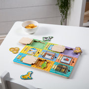 Wooden Magnetic Hide & Seek Board M2