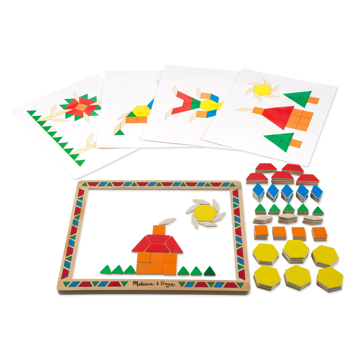 Wooden Magnetic Pattern Block Kit T5