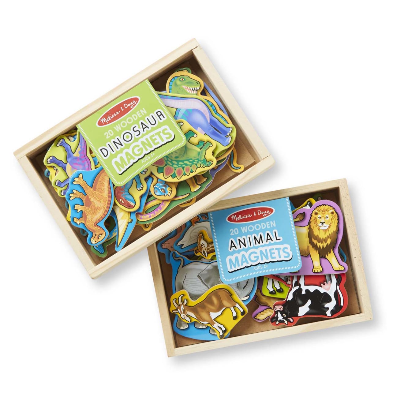 Wooden Magnets Bundle - Animals and Dinosaurs A3