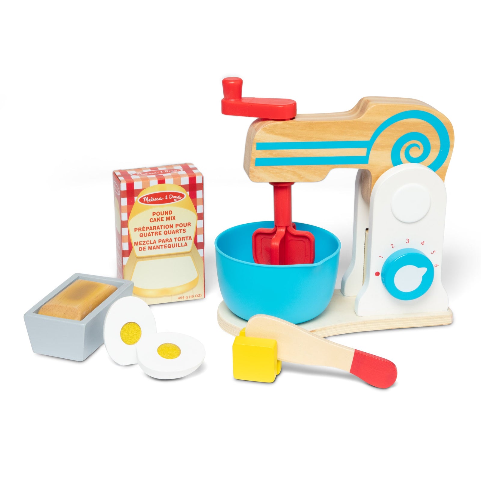 Wooden Make-a-Cake Mixer Set N4
