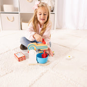 Wooden Make-a-Cake Mixer Set N4