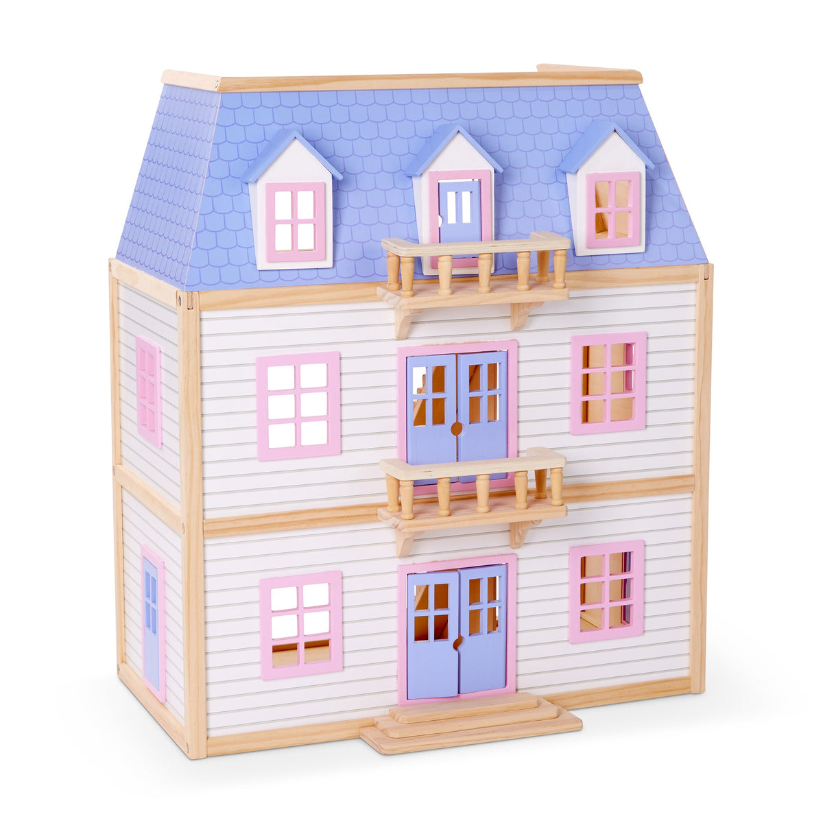 Wooden Multi-Level Dollhouse Y9