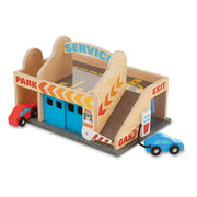 Wooden Service Station Parking Garage F0