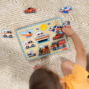 Wooden Sound Puzzle 2-Pack – Farm Animals, Vehicles L7