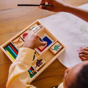 Wooden Stamp Set - Dinosaurs J5