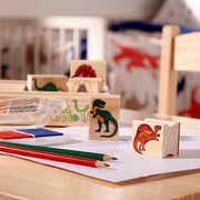 Wooden Stamp Set - Dinosaurs J5