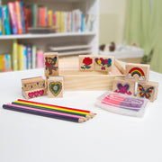 Wooden Stamp Set - Friendship Q1